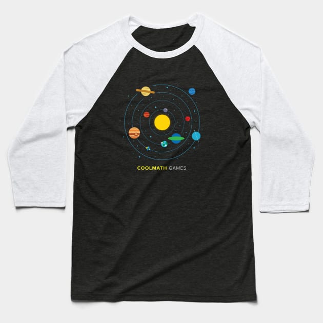 Coolmath Games Universe Baseball T-Shirt by Coolmath Games